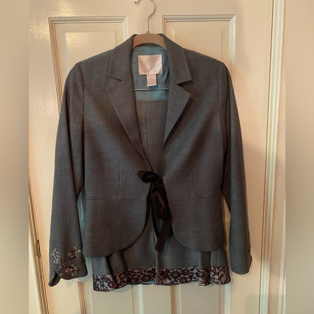 Vintage Rebecca Taylor skirt suit